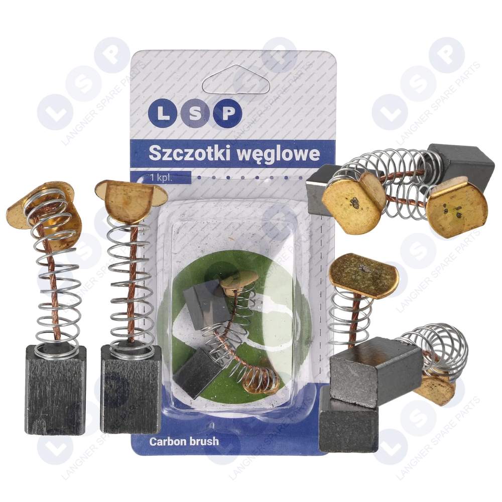 Uhlíkové kefy 6x8x10 mm pre SKILL RYOBI EINHELL PARKSIDE